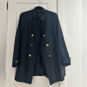 ZARA - BRAND NEW COAT - NAVY BLUE